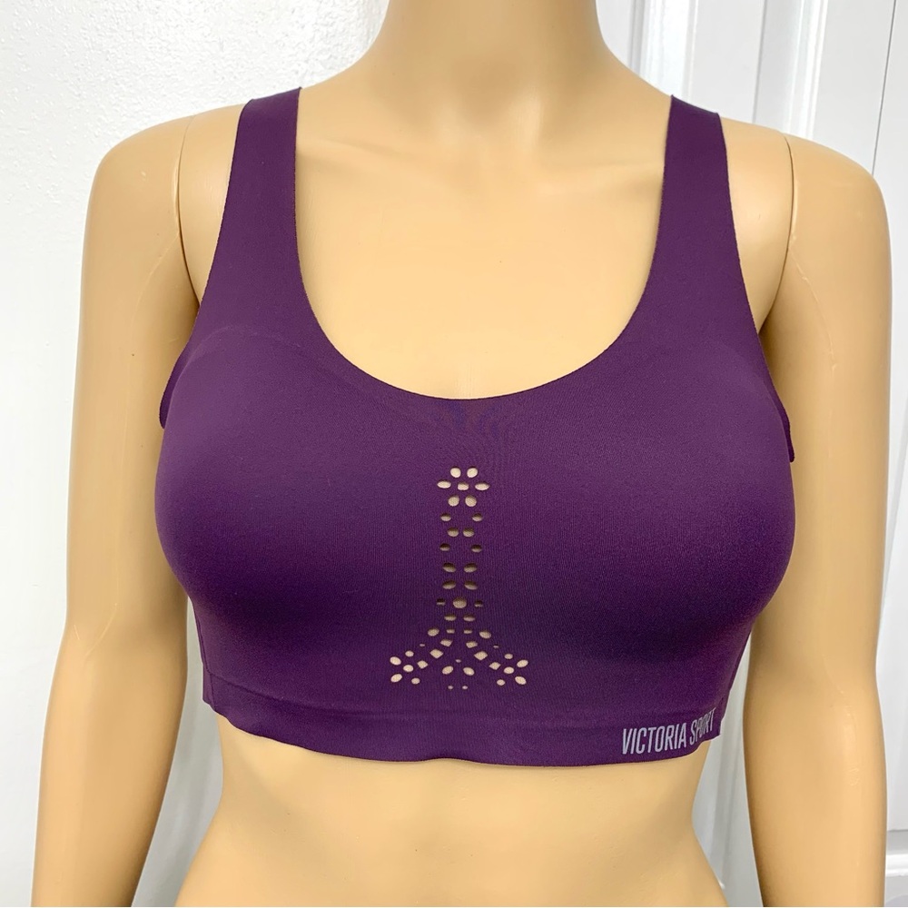 Victoria's Secret Sport Angel Max Purple Sports Bra Padded Active top size 32D